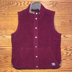 Red Toad&Co wool vest